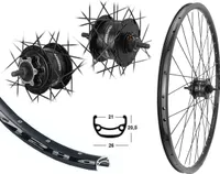 Bärwinkels Vorderrad 28 / 29 Zoll Disc MTB 21-622 Hohlkammerfelge Shimano Nabendynamo DH-3D32