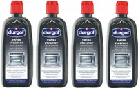 Durgol Swiss Steamer Spezial-Entkalker für hochwertige Steamer und Dampfgarer flüssig, 4er Set, 4 x 500 ml