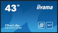 Iiyama 108cm 42.5" LE4341S-B1 16 9 3xHDMI+USB IPS bl retail - 108 cm - 43"