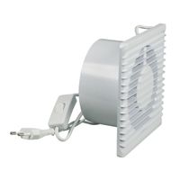 Abluft Ventilator Lüfter 150er Wandventilator mit Timer Nachlaufsensor Küche WC 