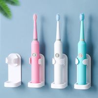 Joejis Kitchen Zahnbürstenhalter Badzubehör Elektrischer Zahnbürstenkopfhalter Kunststofffreier Zahnbürstenhalter zur Wandmontage
