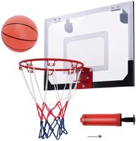 Hudora Outdoor Basketballkorb mit Netz Basketball Korb mit starkem Metallring 