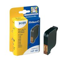 Pelikan H09 - Tinte auf Pigmentbasis - Schwarz - HP Color Copier 100 - 110 - 120 - 140 - 145 - 150 - 155 - 160 - 170 - 180 - 190 - 260 - 270 - 280 - 290 - DeskJet... - 1 Stück(e) - Tintenstrahldrucker - 8,4 mm