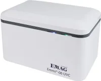 Myjka ultradźwiękowa Emag Emmi-06 UVC uniwersalna 0,65 l z koszem czyszczącym (Emmi-06 UVC)