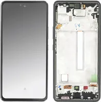 Original Super AMOLED Display Touchscreen Bildschirm Rahmen Awesome Schwarz für Samsung Galaxy A53 5G A536B