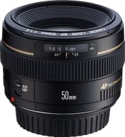 Canon EF 50mm f/1.4 USM, SLR, 7/6, 0.45 m, Canon EOS, Schwarz, 73.8 mm