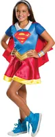 Supergirl - Kostüm - Mädchen BN4881 (128) (Rot/Gelb/Weiß)