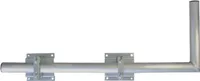 PremiumX 100cm Wandausleger SAT Halterung Aluminium Ø 50mm Rohr-Ausleger Wandabstandshalter Wand-Halter mit Doppelschellen