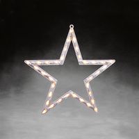Weihnachtsbeleuchtung Konstsmide LED Fenstersilhouette Stern