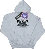 NASA - Mikina s kapucňou pre dievčatá BI14381 (104) (sivá)