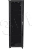 Szafa komunikacyjna, szafa rack Lanberg 19" wolnostojąca 42U, 800x800 do samodzielnego montażu, czarna
