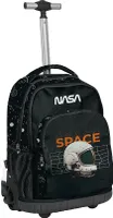 NASA Schulranze Schultrolley Trolleyrucksack trolley rucksack SPACE SCHWARZ