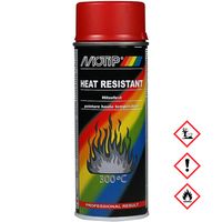 Motip Hitzefest Spray Rot bis 300 Grad Kfz Hitzebeständig 400ml