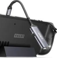 JSAUX 2-in-1 USB-C auf HDMI-Adapter mit PD-Netzteil 100W max HB0201, Zubehör für die Steam Deck Konsole, für Steam Deck und ASUS ROG Ally