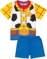 Toy Story - Schlafanzug mit Shorts für Jungen NS5790 (110) (Blau/Gelb)
