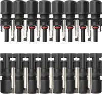 PV Solarstecker Stecker wasserdicht Solarkabel Buchse Verbinder 1-100 Paar 1500VMenge:8-Paar