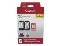 Photo Pack Canon PG-575+CL-576+GP-501 (Černý a barevný)