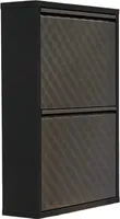 k-hometrends KEKE 2 FLEX - stilvolles Regal für Schuhe, Schuhaufbewahrung, Maße 50x70x15cm