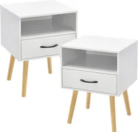 Beistelltisch 'Gävle' 2er Set Weiß