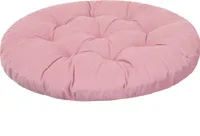 Hängesessel Kissen, Hängekorb Sessel, Indoor/Outdoor, Auflage, Rund, Swing, Schaukelkissen, Sitzkissen für Stuhl, Velvet, Waschbar, Rosa, 92 x 92 cm