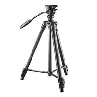 Walimex pro Advanced 173 SH Videostativ 63-173 cm 2-Wege-Neiger 4kg inkl. Tasche