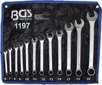 BGS 1197 Maulringschlüssel-Satz, 6-22 mm, 12-tlg.