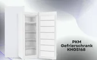 PKM KHGS168 Gefrierschrank groß 168 Liter freistehend Tiefkühlschrank