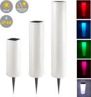 LED-Solar Außenleuchte "Säule" Kunststoff H 50cm