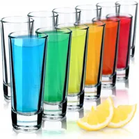 KADAX "Lecam" poháre na panáky, klasické priehľadné poháre na panáky, 12 kusov, 60 ml