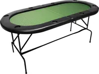 Skladací pokerový stôl 180x90x75 cm až pre 8 osôb