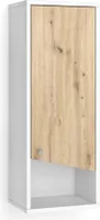 Vicco Badschrank Irida, 30 x 79 cm, Weiß/Artisan