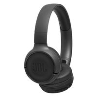 JBL On-Ear-Kopfhörer T500, Bluetooth, Kabellos, Faltbar, Pure Bass, Farbe: Schwarz