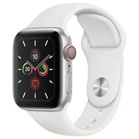 Apple Series 5 Cell 40 Mm Silver / White One Size