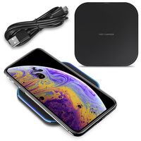 Wireless Qi Ladestation Apple iPhone XS Max Charger Induktives Laden Kabellos