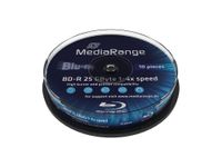Mediarange Blu-ray Disc BD-R 25 GB, Spindel, 10 Stück