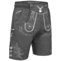 PAULGOS Herren Trachten Jogginghose - Design Trachten Lederhose - JOK5 - in 3 Farben erhältlich - Größe S - 5XL