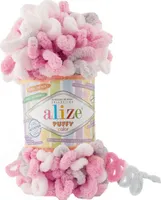 100g Strickgarn ALIZE Puffy Color Fingerstrickgarn Schlaufenwolle