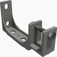 Stahl Decken Wandhalterung für Markise Kombihalterung SPP059 35mm grau