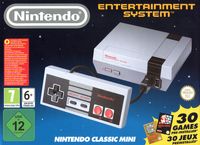 Nintendo Classic Mini NES-Mini Mini 30 her Classic - Stav: velmi dobrý Konzole + kabel + 1 ovladač