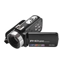 1080P digitale Videokamera, FHD-Camcorder, DV-Recorder, 30 MP, 18-facher digitaler Zoom, 3,0-Zoll-Bildschirm, unterstuetzt Autofokus, Gesichtserkennung, Anti-Verwacklung, mit 2 Batterien + Fernbedienung fuer YouTube-Vlogging