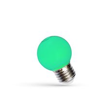 Spectrum LED Leuchtmittel Tropfen Kugel 1W E27 Grün 270°