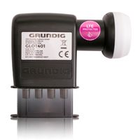 GSS Octo LNB GLOT 401 schwarz + Aufdrehhilfe  - für 8 Teilnehmer, mit LTE Filter, Full HD, 4K, 0.1dB, Wetterschutz, kälte- & hitzebeständig