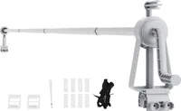 VEVOR Poolfolienaufroller Aluminiumlegierung Pool Aufroller 6510x170x360mm Poolabdeckung 5 Sektionen Aufrollvorrichtung Plane 25kg Gewichtskapazität Planenaufroller Aufrollsystem Solarplane