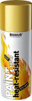 Biodur | Hitzefester Lack - Gold - 400ml, Motorlack, Backofenspray, Korrosionsschutz, Sprühfarbe
