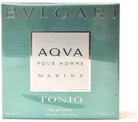 BVLGARI Aqva Pour Homme Marine Toniq Eau de Toilette Spray 1.7 Ounce.