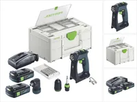 Festool CXS 18-3,0-Set akumulatorowa wiertarko-wkrętarka 18 V 40 Nm bezszczotkowa + 1x akumulator 3,0 Ah + ładowarka + systainer ( 576884 )