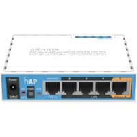 MikroTik hAP WiFi-Router RB951Ui-2nD, 2,4GHz, 5x RJ45 100Mbps