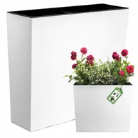 Doniczka Prosperplast | Urbi Case Tower | Biała | 60 cm
