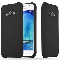 Cadorabo Case for Samsung Galaxy J1 ACE Protective Cover in Black Pouzdro na mobilní telefon TPU Silicone Case Cover