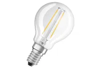 Osram LED Filament Leuchtmittel P45 Tropfen RetroFit 2,5W = 25W E14 klar 250lm warmweiß 2700K